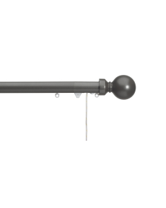 Silent Gliss 0556GM Ball End 30mm Poles Gunmetal