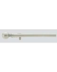 Silent Gliss 0556SL Ball End 30mm Poles Silver