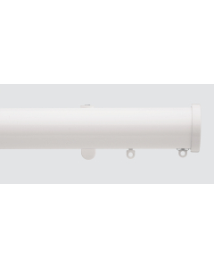 Silent Gliss 0714W Stud Endcap for 6140 50mm White