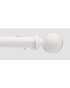 Silent Gliss 0717W Ballend 50mm Finial White