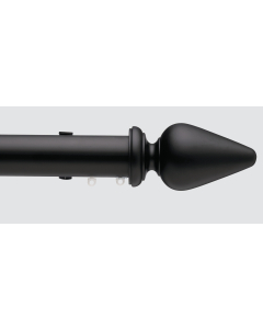 Silent Gliss 0718BL Spear 50mm Finial Black