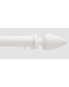 Silent Gliss 0718W Spear 50mm Finial White