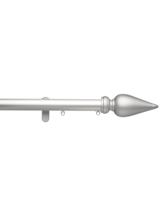 Silent Gliss 0719SL Spear 30mm Finial Silver