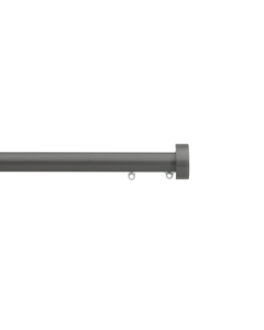 Silent Gliss 0873GM Design Endcap for 6130 Gunmetal