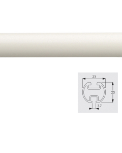 Silent Gliss, 1003 Profile, 6m, Ecru (23mm Metropole)