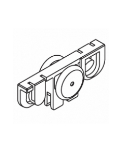 Silent Gliss 10200 Roller for 2700 Carrier