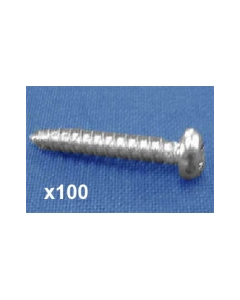 Silent Gliss 18R Round Head Screw No 8 25mm