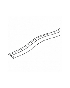 Silent Gliss 2136 Tubular Tape for 2135 Steel Rod