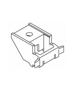 Silent Gliss 3603 Top Fix Bracket White