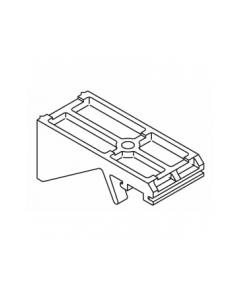 Silent Gliss 3836 Face Fix Bracket White