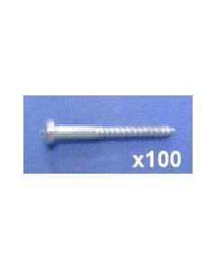 Silent Gliss Round Head No 4 Screw 25mm