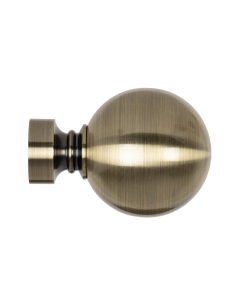 Integra 28mm Contract, Ball Finial - Antique Brass x 50