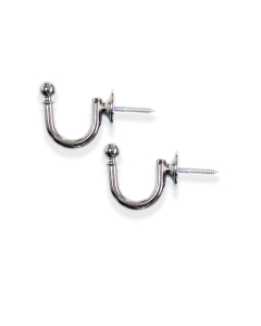 Laura Ashley Classic Tieback Hook Chrome