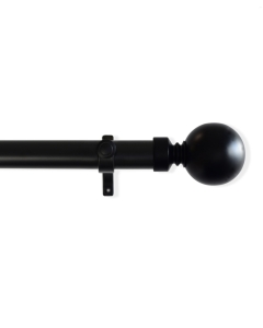 Laura Ashley, 28mm Ball End Eyelet Pole (Black)