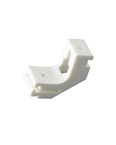 W1960 White Drape Bracket and Screw