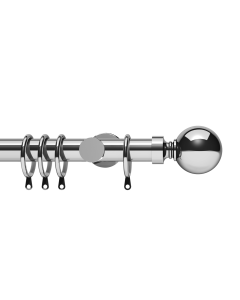 Elements 28mm Contemporary Bracket Belgravia Chrome