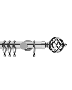 Elements 28mm Contemporary Bracket Titan Chrome