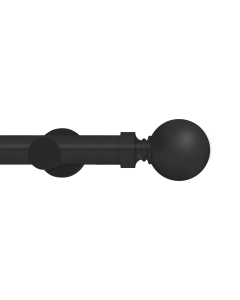 Integra Elements, 28mm Belgravia Eyelet Pole, Matt Black