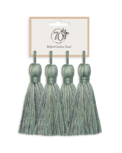 Laura Ashley Belford Cushion Tassels, Eucalyptus