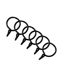 Foundry 19mm, Rings, Textured Black (6)