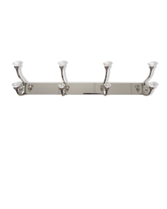 Connie 4 Peg Coat Hook Chrome