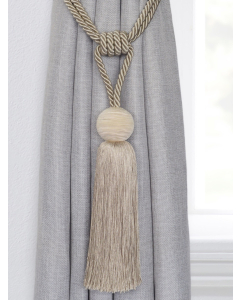 Laura Ashley Theodora Tassel Tieback, Linen