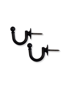 Laura Ashley Classic Tieback Hook Black