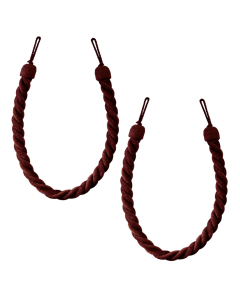 Laura Ashley Grafton Tiebacks, Claret, 1 Pair