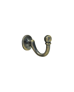 H2080 Ball End Hook, Antique Brass