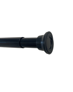 20mm Black Tension Rod 155-260cm