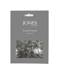 H324P Metal Curtain Hooks, Retail Pack