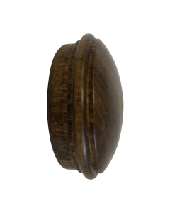 Handcrafted Florentine 48mm Pole End Cap, Oak