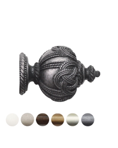 Florentine 48mm, Handcrafted Rope Finial