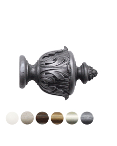 Florentine 48mm, Handcrafted Acanthus Finial