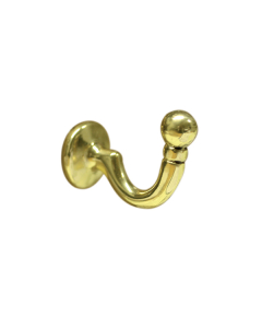 H4039 Large Ball End Hook, Brass