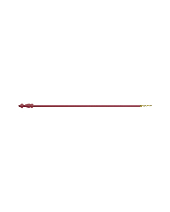 Handcrafted Pole 100cm Draw Rod, Claret