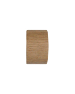 Lunar 28mm, End Cap Finial,  Oak 