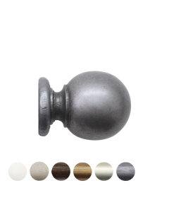 Florentine 48mm, Handcrafted Ball Finial