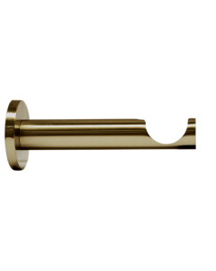 Cosmos & Quartz 28mm Barrel Bracket, Antique Brass