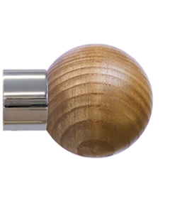 Strand 35mm Collection, Light Oak Ball Finial