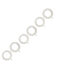 Laura Ashley 35mm Haywood Rings - White