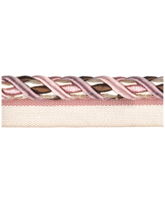 Florentine Flanged Cord, Chalk Pink