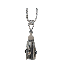 Interlude Pendant Tieback, Nero