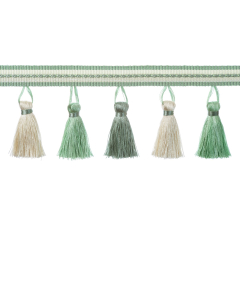 Ensemble Tassel Fringe, Eau de Nil