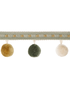 Belezza Pom Pom Fringe, Thyme