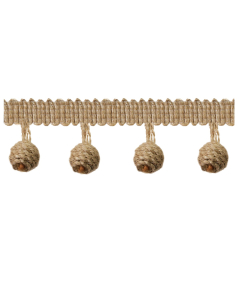 Coastal Ball Fringe, Jute