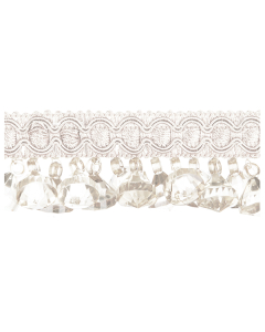 Charm Facette Trim, Crystal