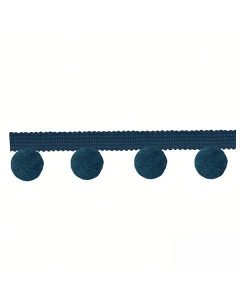 Hygge Pom Pom Fringe, Teal