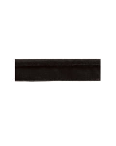 Syon Velvet Piping, Black