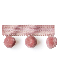 Principal Pom Pom Fringe, Blush